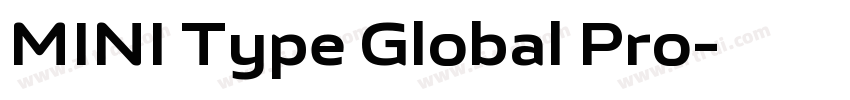 MINI Type Global Pro字体转换 MINI Type Global Pro字体转换